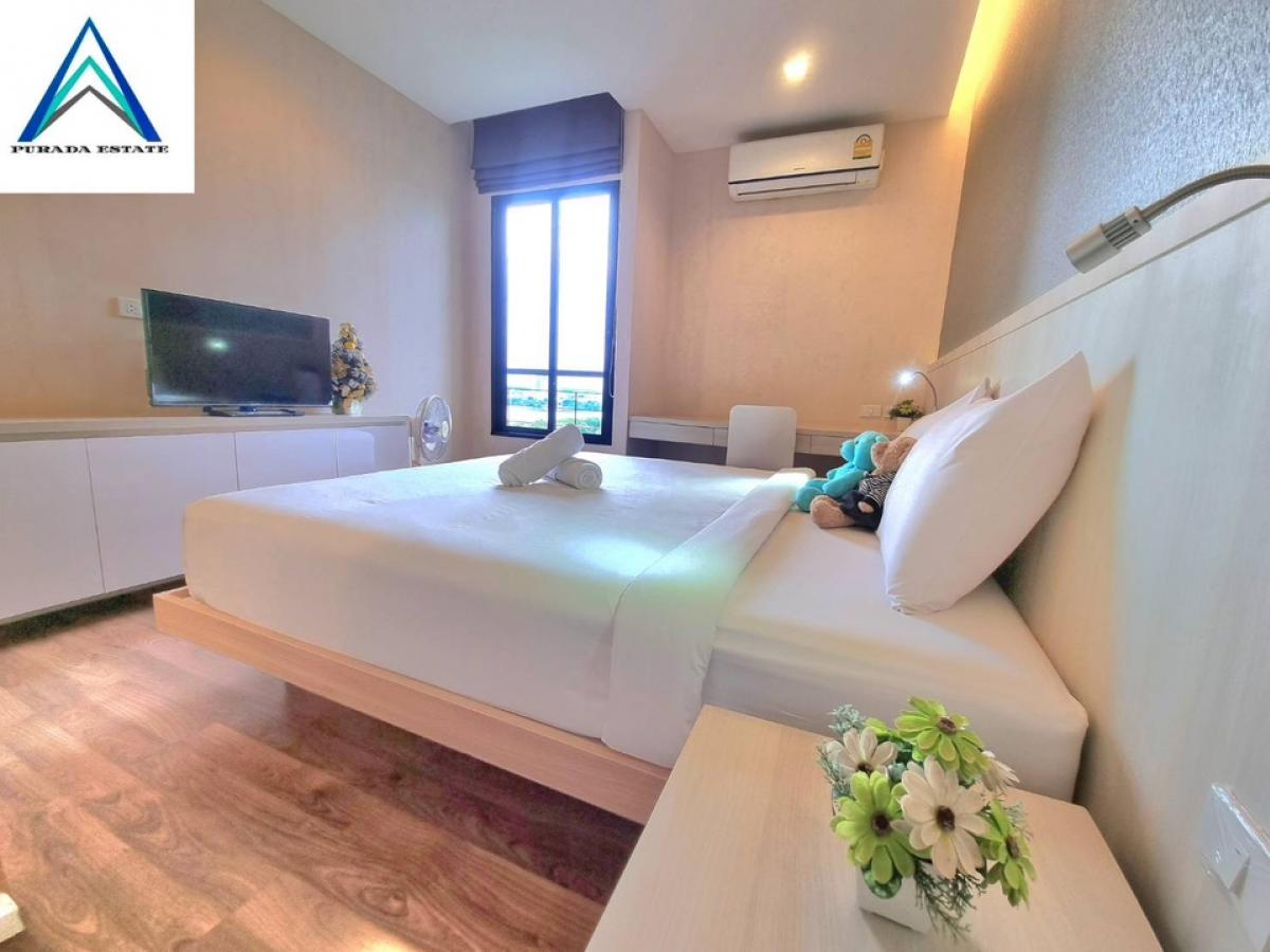 For SaleCondoKhon Kaen : Urgent sale!! Condo Kanyalak Lakeview (Kanyalak Lakeview) Beautiful room, decorated, ready to move in, never rented out, good location in the heart of Khon Kaen, with private parking, interested in viewing the room, call: 0922829196