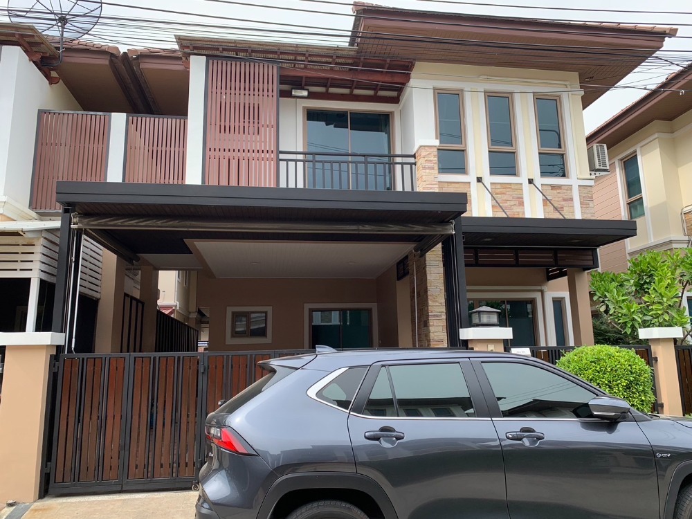 For RentHouseRama5, Ratchapruek, Bangkruai : Single house for rent, Nonthaburi Regent Ratchapruek, near Central Westville, near The Walk Ratchapruek