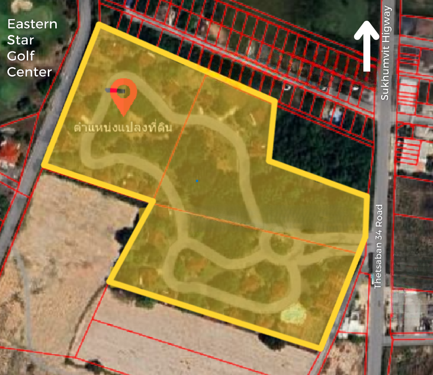 ขายที่ดินระยอง : Land & house Sale, 30 Rai (11.87 Acres), Banchang, Rayong Thailand