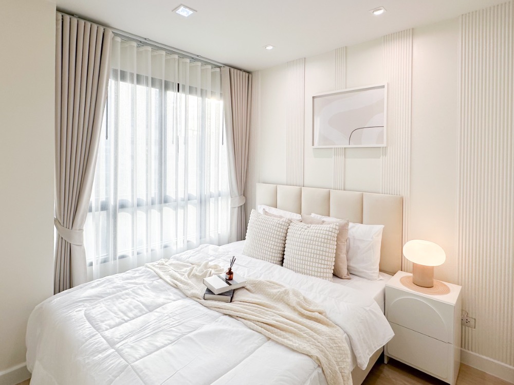 For SaleCondoBangna, Bearing, Lasalle : Condo for sale: The Knight Sukhumvit 107, beautiful room with all new furniture