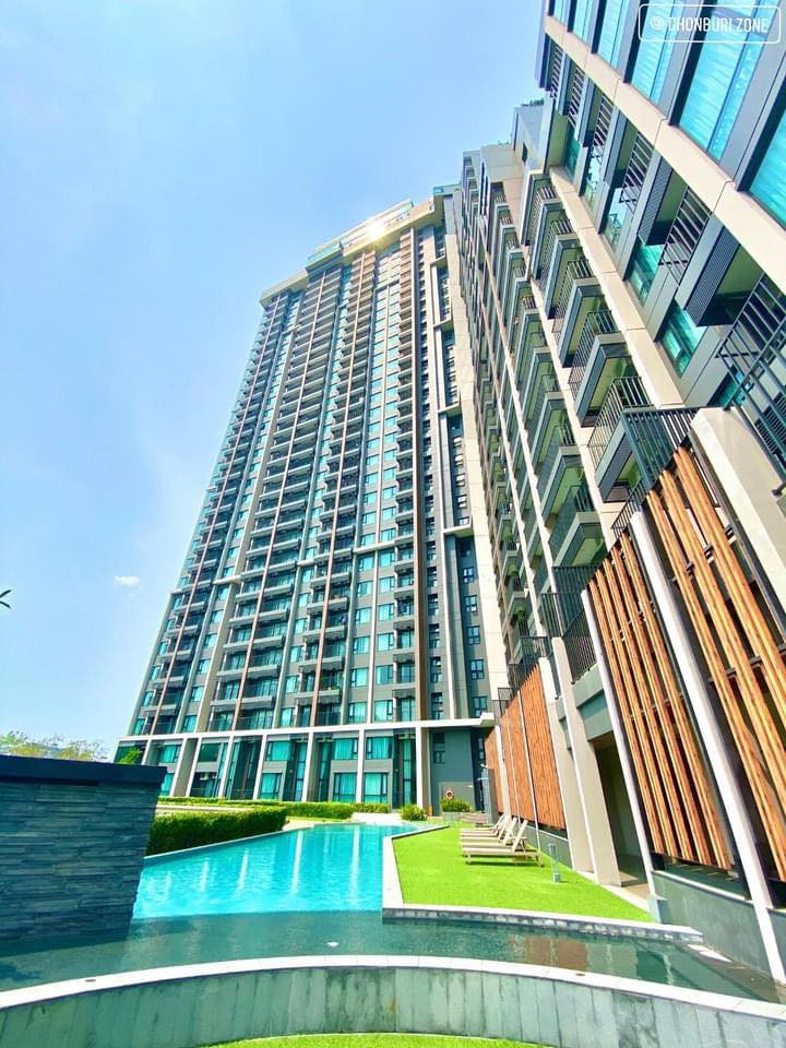 For SaleCondoSriracha Laem Chabang Ban Bueng : Condo for sale, Sriracha, sea view, next to Sukhumvit (Knightbridge The Ocean)