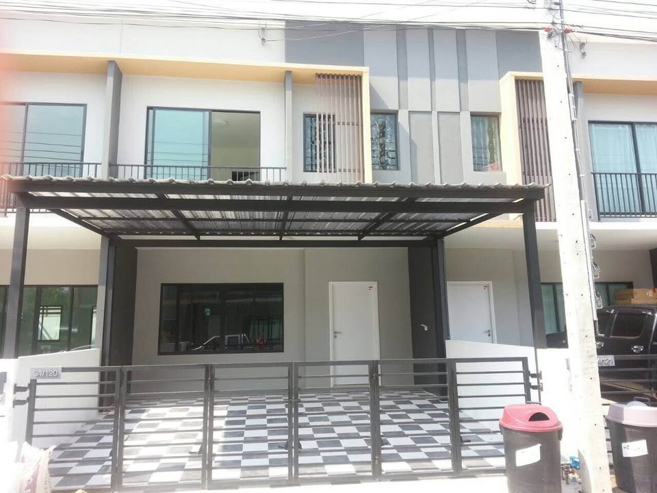 For RentTownhouseLadkrabang, Suwannaphum Airport : ⚡️🏡For rent Townhome ✦ The Connect Onnut - Wongwann✦ 3 bedroom 2 bathroom 1 living room💥#ASB-0053