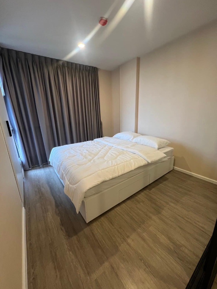 For RentCondoBangna, Bearing, Lasalle : 🌈🍀FOR RENT>> Blue Sukhumvit 105>> 5th floor, room size 28.65 sq m., fully furnished with electrical appliances, near MRT Sri Lasalle #LV-MO1049