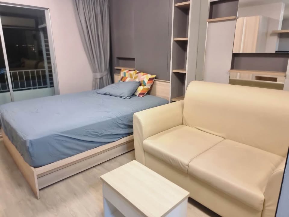 For RentCondoOnnut, Udomsuk : FOR RENT>> Elio Del Ray Sukhumvit 64>> Studio room, 7th floor, room size 24 sq m, fully furnished, near BTS Punnawithi/Udomsuk #LV-MO1052