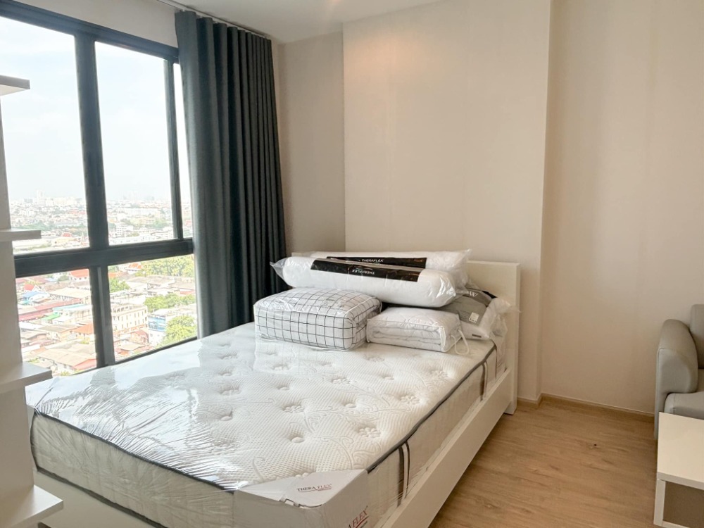 For RentCondoThaphra, Talat Phlu, Wutthakat : 🌸🎏FOR RENT>> I Deo Sathorn - Thapra>> New room, never rented, 18th floor, fully furnished, near BTS Pho Nimit #LV-MO1055