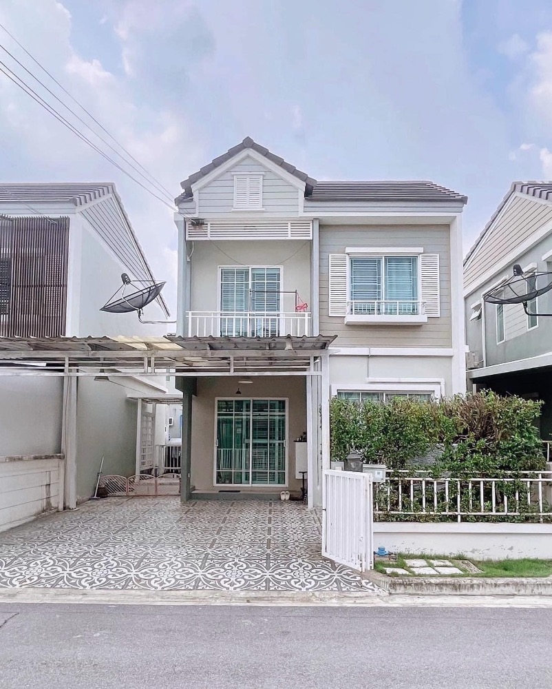 For RentHouseBangna, Bearing, Lasalle : [🔥For rent🔥] 2-storey luxury house @ Ariya Como Bangna **Near Mega-IKEA Bangna, special price, ready to move in