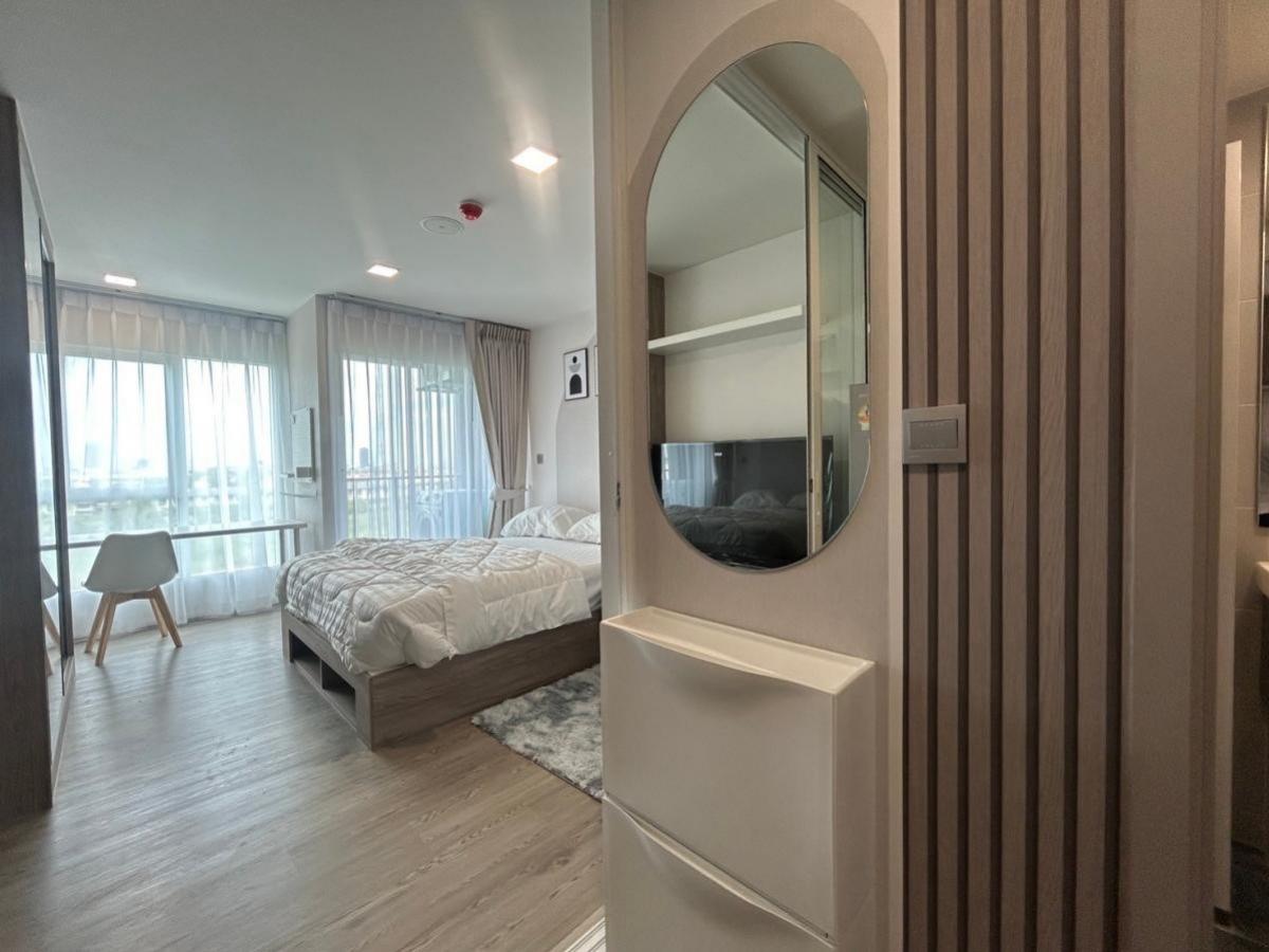 For RentCondoPathum Thani,Rangsit, Thammasat : ✅For rent condo Kave Town Island (Kave Town Island) size 22.60 sq m., 81st floor, 1 bedroom, 1 bathroom✅Price 10,000 baht/month*Ready to move in*🔔Book now