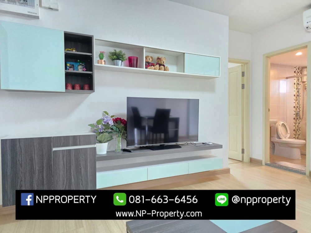 For RentCondoPattaya, Bangsaen, Chonburi : Condo for rent Supalai Chonburi, corner room, sea view