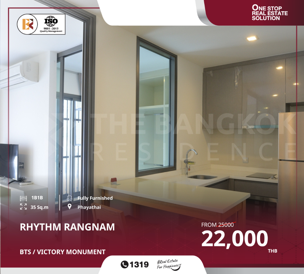 For RentCondoRatchathewi,Phayathai : Step into convenience at rhythm rangnam, near bts victory monument