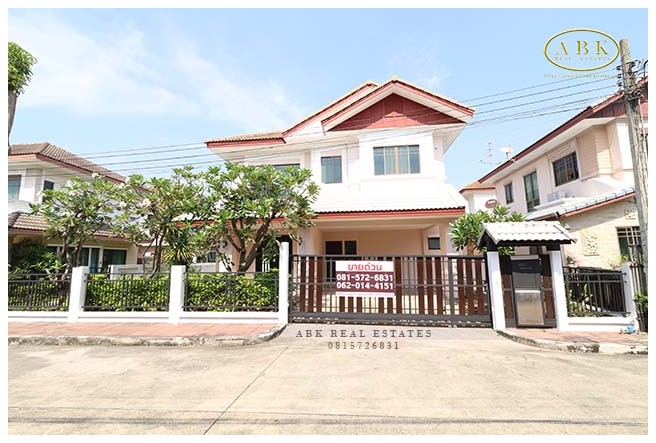 For SaleHouseNonthaburi, Bang Yai, Bangbuathong : For sale: 2-storey detached house, Setthasiri Sanambinnam, 9.59 million