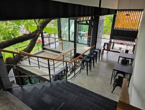 For RentRetailLadprao, Central Ladprao : For Rent Office space for rent + Studio Soi Lat Phrao 15 / Modern Loft style space / 5 air conditioners / Area 135 square meters / Lots of parking space