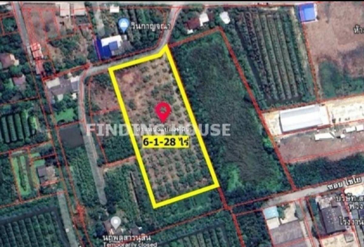 For SaleLandBang kae, Phetkasem : Land for sale 6-1-28 rai, Soi Chaiyo, Bang Bon 3 Road, Soi 7