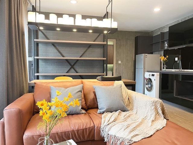 For SaleCondoBangna, Bearing, Lasalle : For sale: Villa Lasalle Sukhumvit 105, near BTS Bearing, 2 bedrooms, 2 bathrooms, well built-in, everything included, swimming pool view