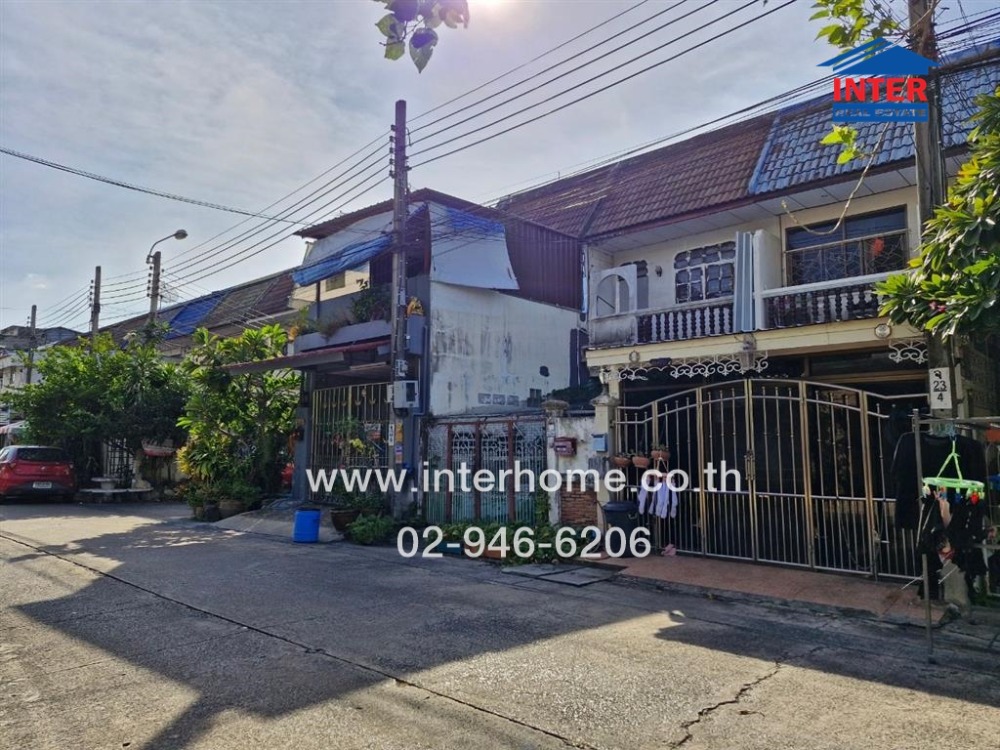 For SaleTownhouseKaset Nawamin,Ladplakao : 2-storey townhouse, 19 sq m, Sena Village 88, Nawamin, Soi Khlong Lam Chiak 6, Soi Nawamin 17, Kaset-Nawamin Road, Bueng Kum District, Bangkok