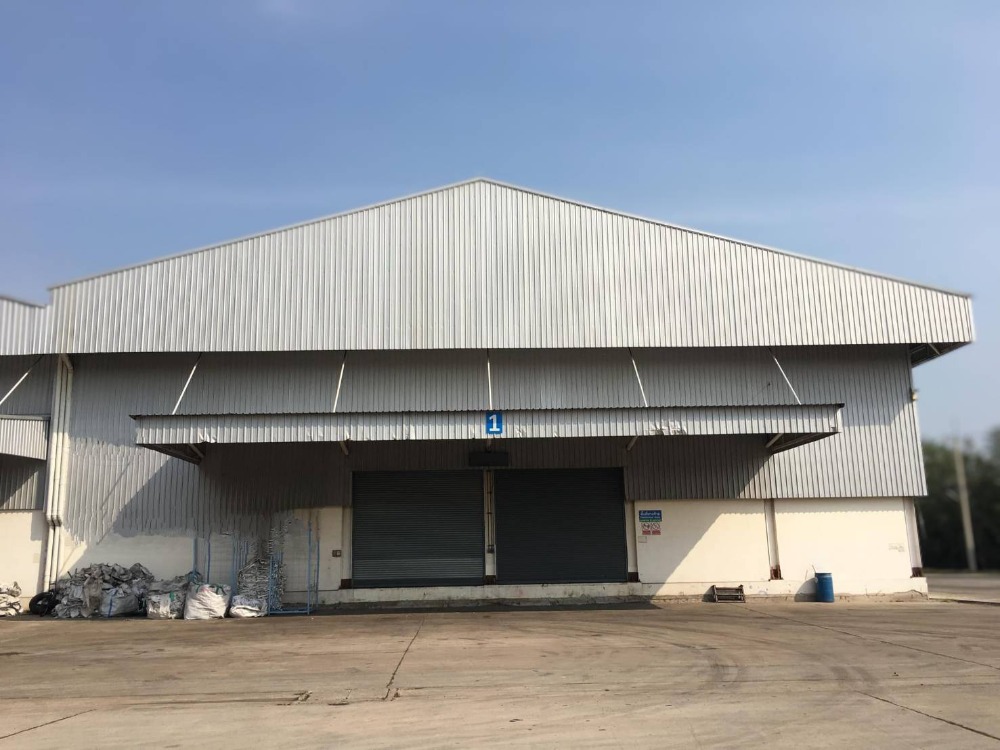 For RentWarehouseSamut Songkhram : Warehouses and warehouses for rent Entrance to Don Hoi Lot #Samut Songkhram Province