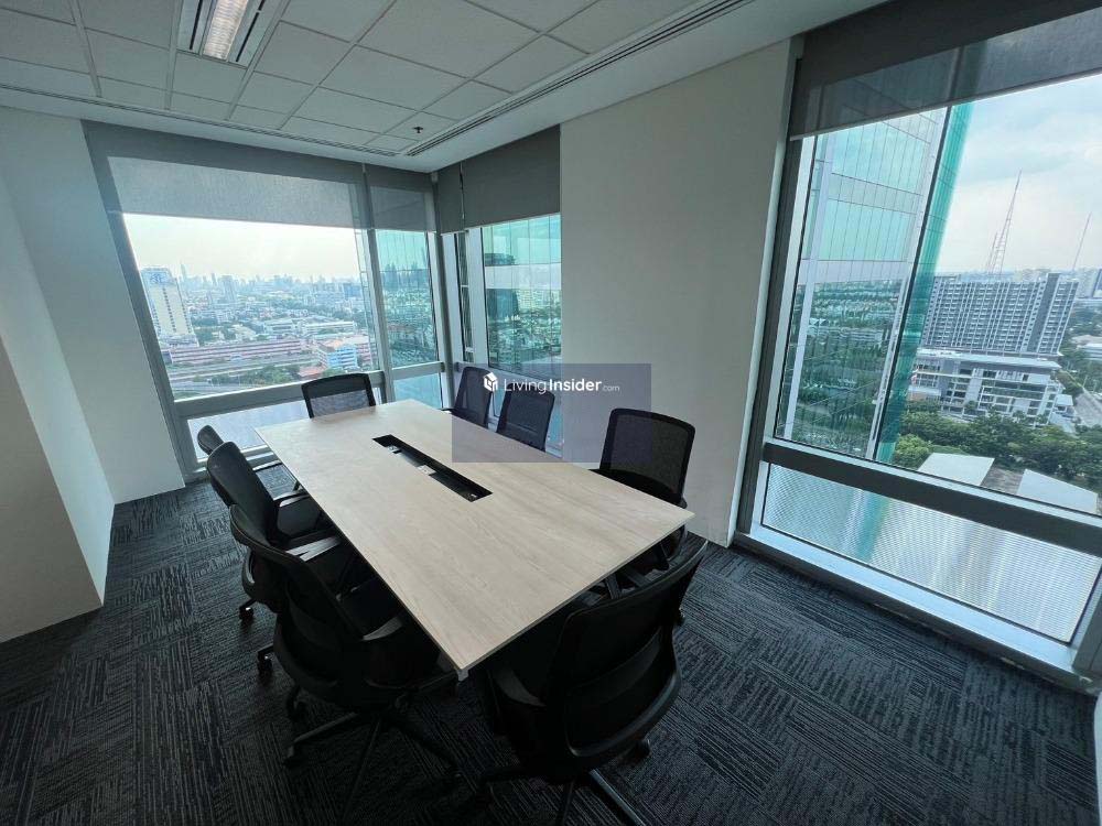 For RentOfficeAri,Anusaowaree : Office, 17th floor, good location, city center, for rent, Phaya Thai-Samsen area, near Vichaiyut Hospital, only 700 meters.