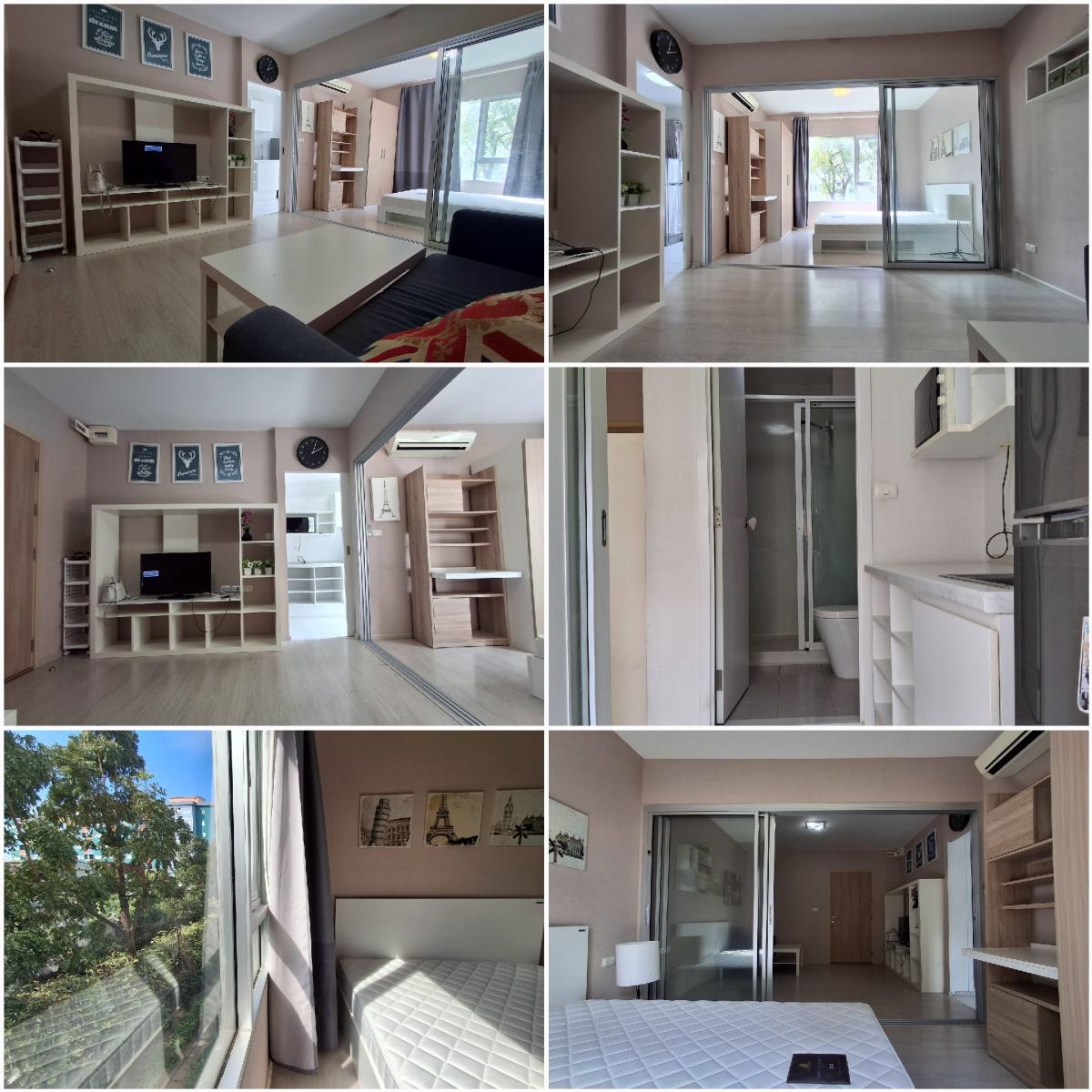 For RentCondoRama 2, Bang Khun Thian : Condo for rent, 28 sq m., Plum Rama 2, Phase 1, Building A, 2nd floor, garden view, near Central Rama 2, Bangmod Hospital, Rama 2 Expressway, make an appointment to view 0961944999 LINE: 14home