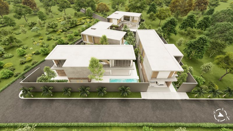 For SaleHousePhuket : Hamilton Homes Luxury Lifestyle Pool Villa for Sale , Chaengtalay Phuket