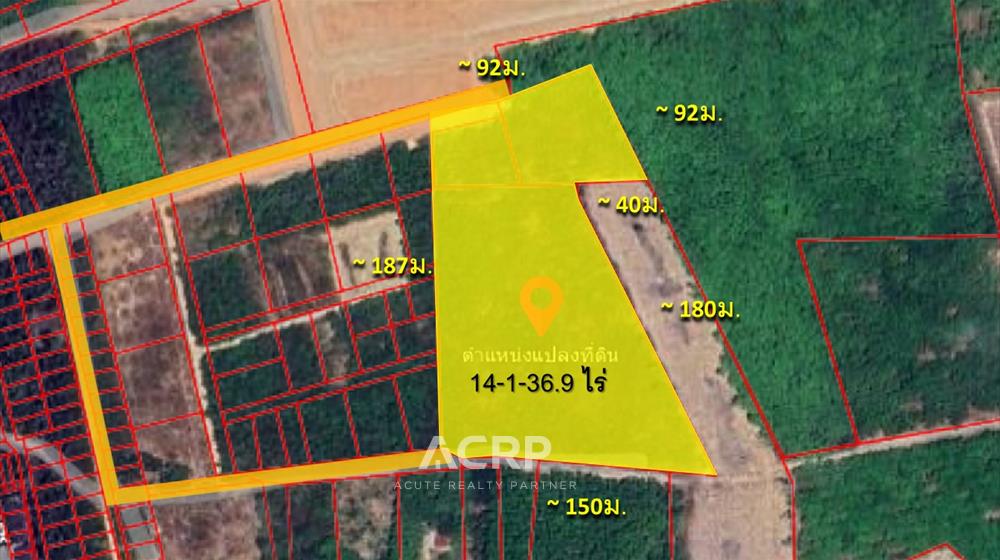 For SaleLandHatyai Songkhla : Land for sale 14 rai 133, Tambon Khuan Lang, Amphoe Hat Yai, Songkhla Province