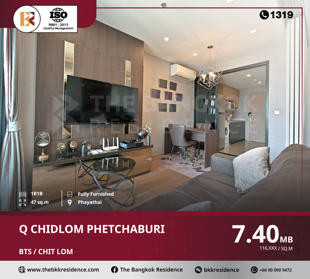 For SaleCondoRatchathewi,Phayathai : Great investment opportunity: q chidlom phetchaburi near bts chit lom