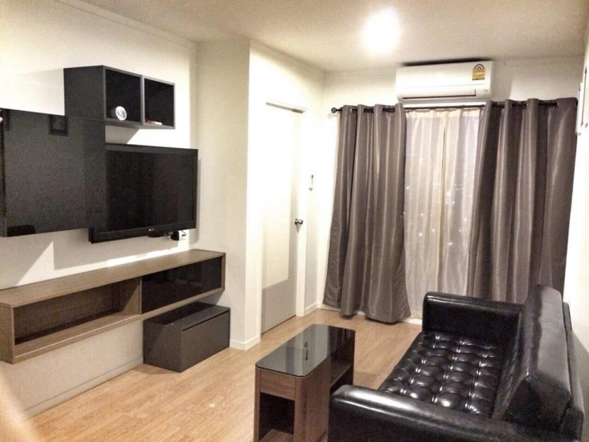 For RentCondoPattanakan, Srinakarin : Lumpini Place Srinakarin - Hua Mak Station, 14th floor, Building B, price 12,500 baht, size 33 sq m, ready to move in January, accepting reservations 📌 Good location, easy to find food