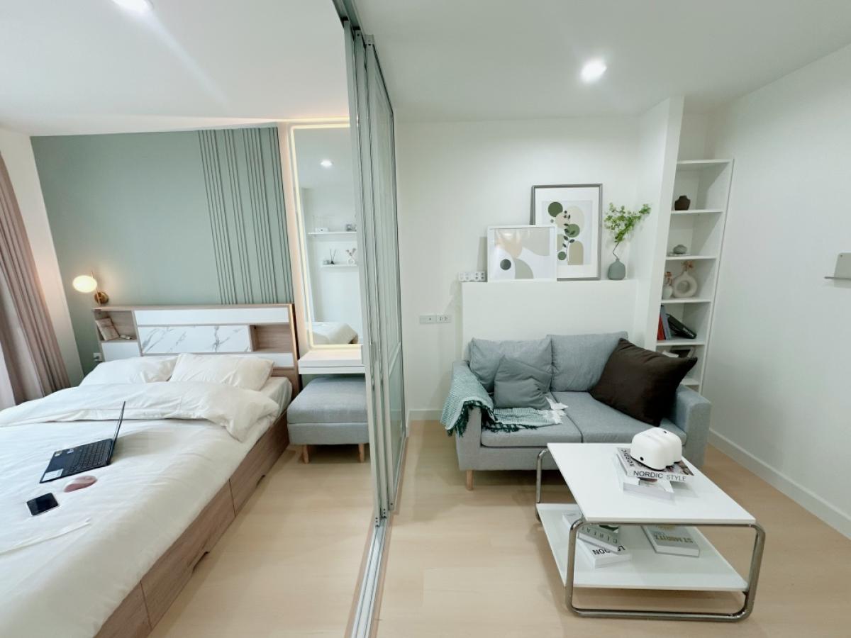 For SaleCondoOnnut, Udomsuk : Lumpini Onnut 46 project room (Lumpini Onnut 46) #Near BTS On Nut-Sri Nut 🚇**Suitable for investors. Currently there are tenants until December 2025 - Monthly rent 8,500 —> There are people contacting to rent all the time.