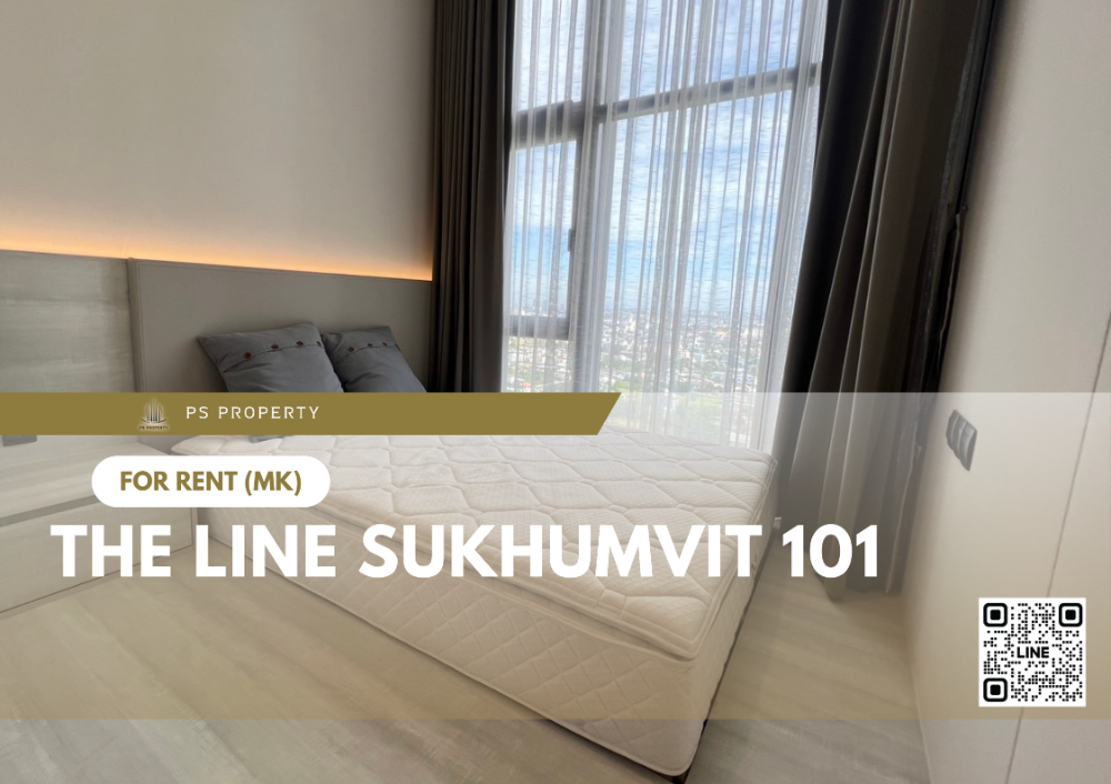 ให้เช่าคอนโดอ่อนนุช อุดมสุข : ให้เช่า 🔥 THE LINE Sukhumvit 101 🔥ใกล้ BTS ปุณณวิถี เฟอร์นิเจอร์ และ เครื่องใช้ไฟฟ้าครบ