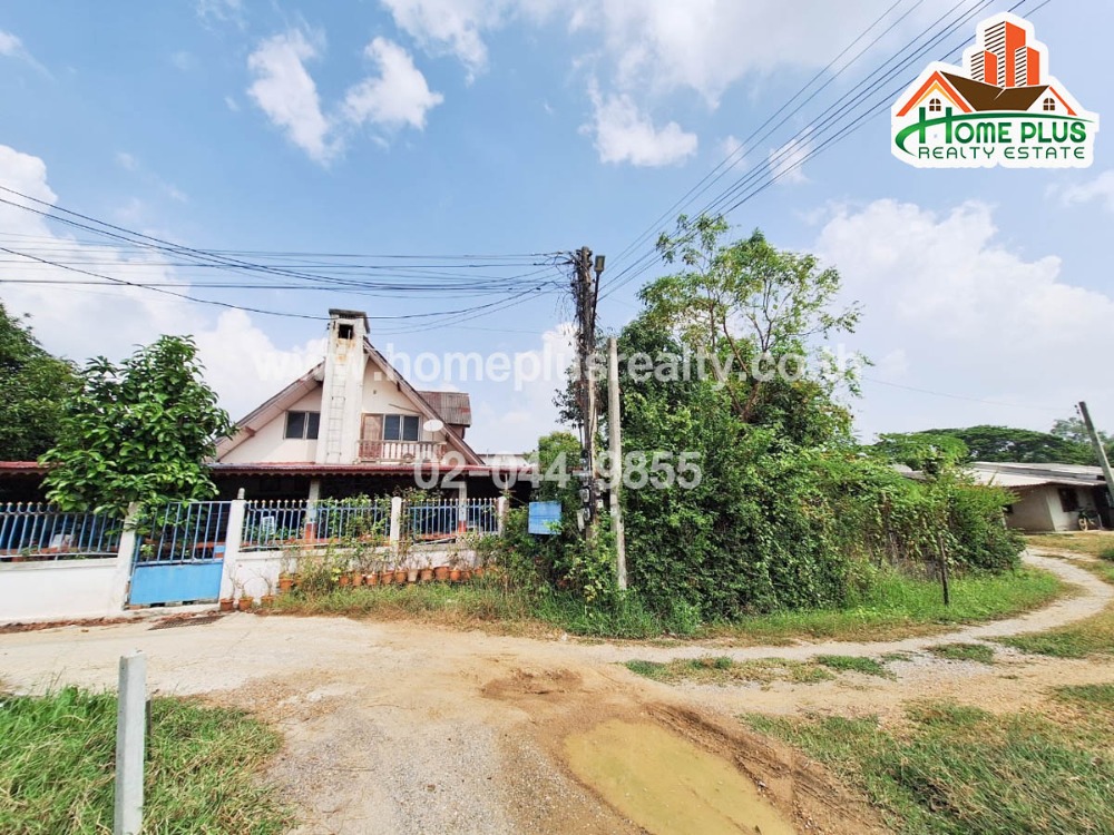 For SaleLandRatchaburi : Land with a 2-storey detached house, Nong O Subdistrict, Ban Pong District, Ratchaburi Province, area 2 ngan 93 square wa