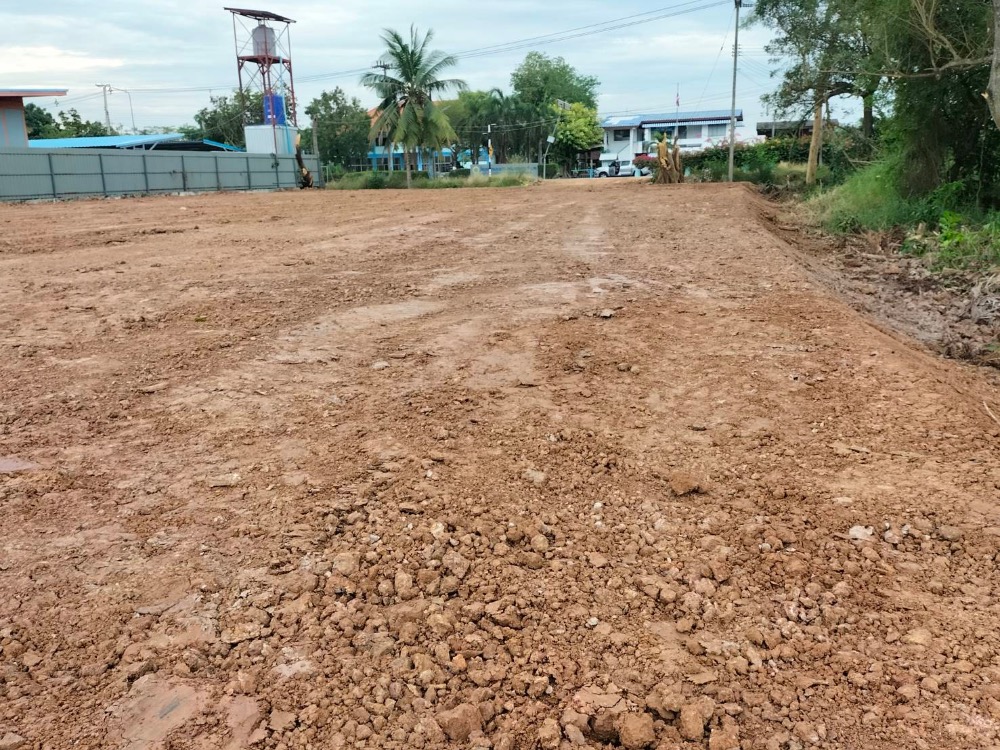 For RentLandPathum Thani,Rangsit, Thammasat : Land for rent, along Khlong 13, area 1 rai, already filled.