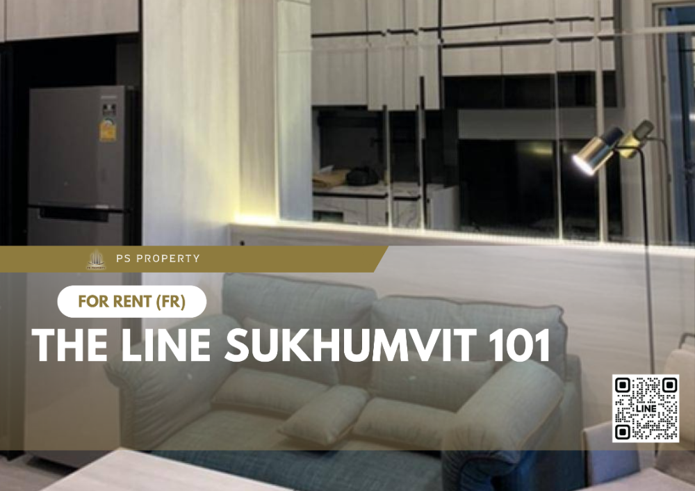 ให้เช่าคอนโดอ่อนนุช อุดมสุข : ให้เช่า ✨ THE LINE Sukhumvit 101 ✨ เฟอร์นิเจอร์ และ เครื่องใช้ไฟฟ้าครบ ใกล้ BTS ปุณณวิถี