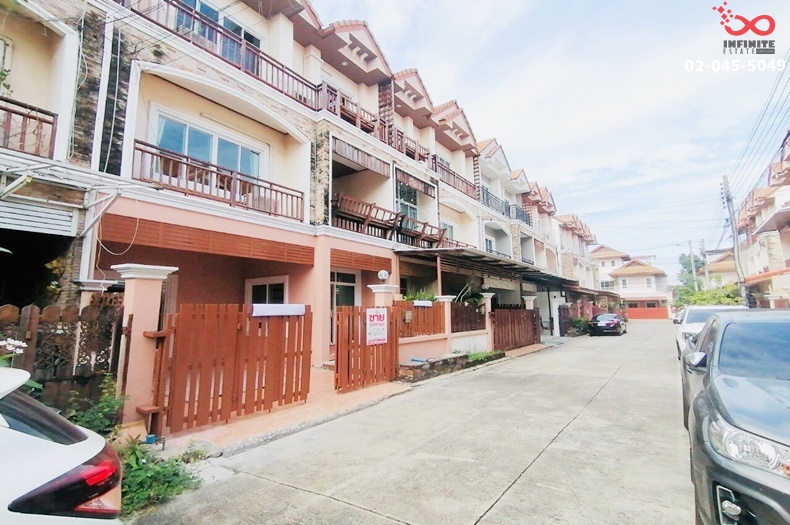 For SaleTownhouseRama5, Ratchapruek, Bangkruai : Townhouse for sale, 3 floors, Nonthri Place-Rama 5, Nakhon In Road