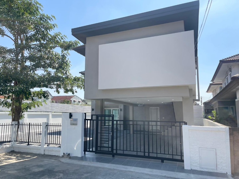 For SaleHousePathum Thani,Rangsit, Thammasat : Single house for sale, 4 bedrooms, Phatsar 4, Rangsit-Nakhon Nayok