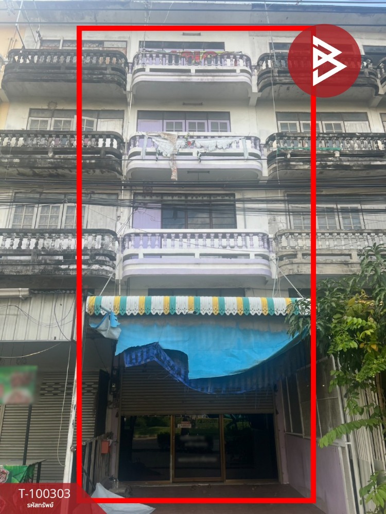 For SaleShop HousePhutthamonthon, Salaya : For sale as is, 4.5-storey commercial building, area 21 sq m, Phutthamonthon Sai 3 Road, Sala Thammasop, Thawi Watthana, Bangkok