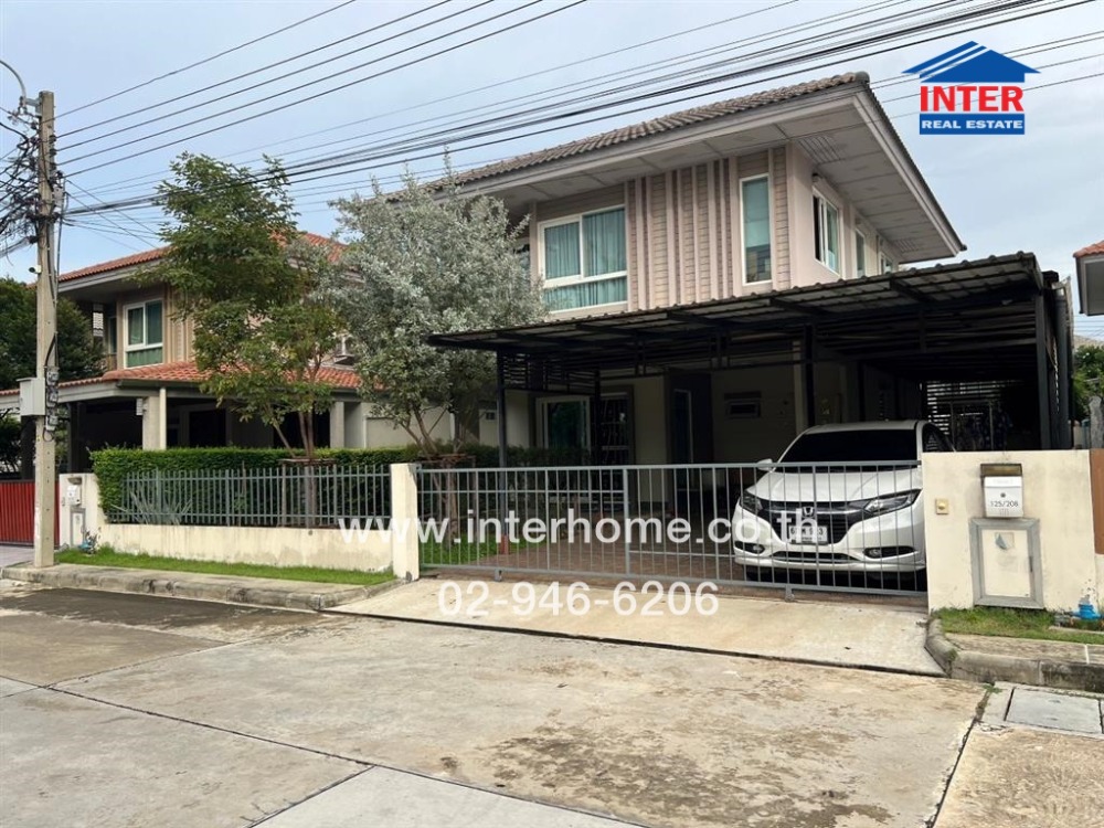 For SaleHouseRama5, Ratchapruek, Bangkruai : 2-storey detached house, 50 sq m., Kanasiri Wongwaen-Rama 5 Village, Wat Phra Ngoen Alley, Bang Muang-Bang Khu Wat Road, Wongwaen-Rama 5 Road, Bang Kruai, Nonthaburi