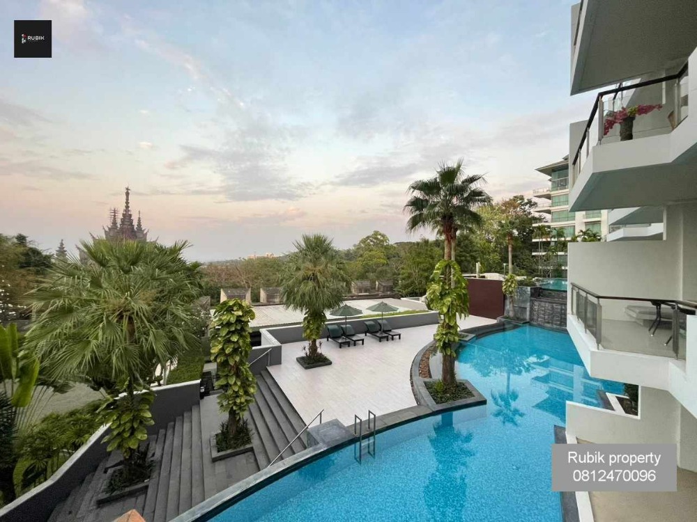 ให้เช่าคอนโดพัทยา บางแสน ชลบุรี สัตหีบ : Beachfront Luxury Condo – The Sanctuary Wong Amat, Pattaya 🏖️ Ready to Move In – For Sale & Rent 🏖️✨(RB377)