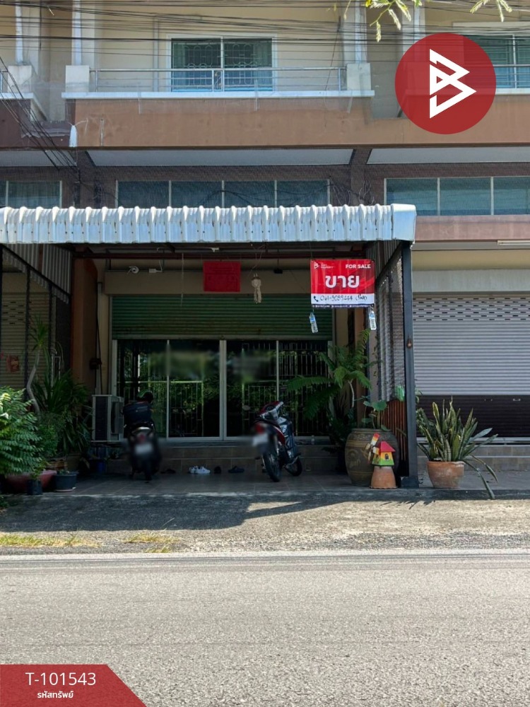 For SaleShop HouseRayong : Commercial building for sale, 3 floors, area 36.1 sq w, Cheing Nein, Rayong