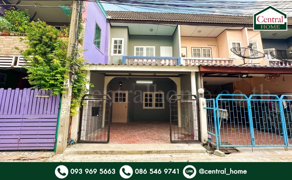 For SaleTownhouseChaengwatana, Muangthong : 2-storey townhouse, Traipsitchai Village, Soi 8, Chaeng Watthana - Pak Kret 5