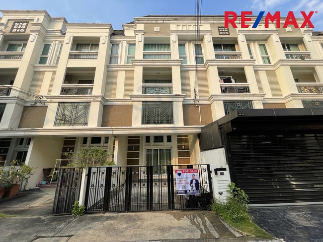 For SaleTownhouseRama 2, Bang Khun Thian : For sale: 3 and a half storey townhouse, Belleville Village, Rama 2, Soi 18, Suk Sawat 14