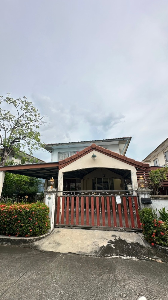 For SaleHouseMahachai Samut Sakhon : Supalai Ville Rama 2 Village (Supalai Ville Rama 2) selling a 2-storey detached house, size 50 sq m, 3 bedrooms, 2 bathrooms