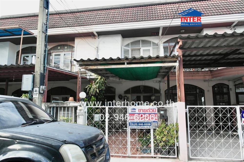 For SaleTownhouseLadprao, Central Ladprao : 2-storey townhouse, 19 sq m., Sinpattana Thani Village, Soi 15, Thetsaban Songkhro 1 Alley, Vibhavadi Rangsit Road, Prachaniwet 1 Road, Chatuchak District, Bangkok