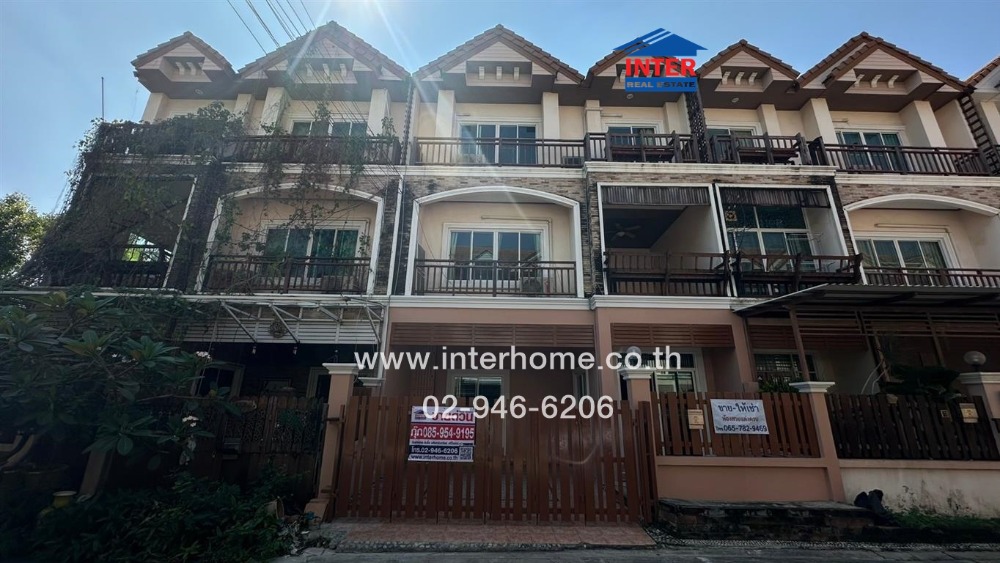 For SaleTownhouseBang Sue, Wong Sawang, Tao Pun : 2-storey townhouse, 26 sq m., Nonthri Place Village, Rama 5-Nakhon In, Nakhon In-Rama 5 Road, Nakhon In Road, Mueang Nonthaburi, Nonthaburi