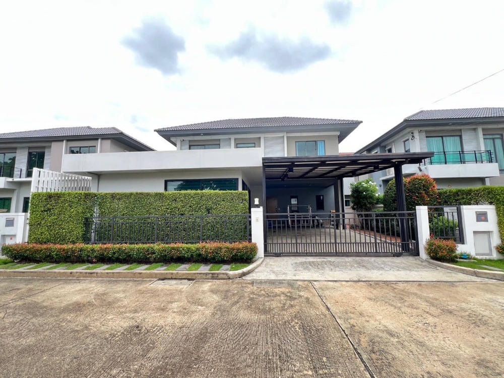 For SaleHouseLadkrabang, Suwannaphum Airport : Single house, fully furnished, very new!! Life Bangkok Boulevard project