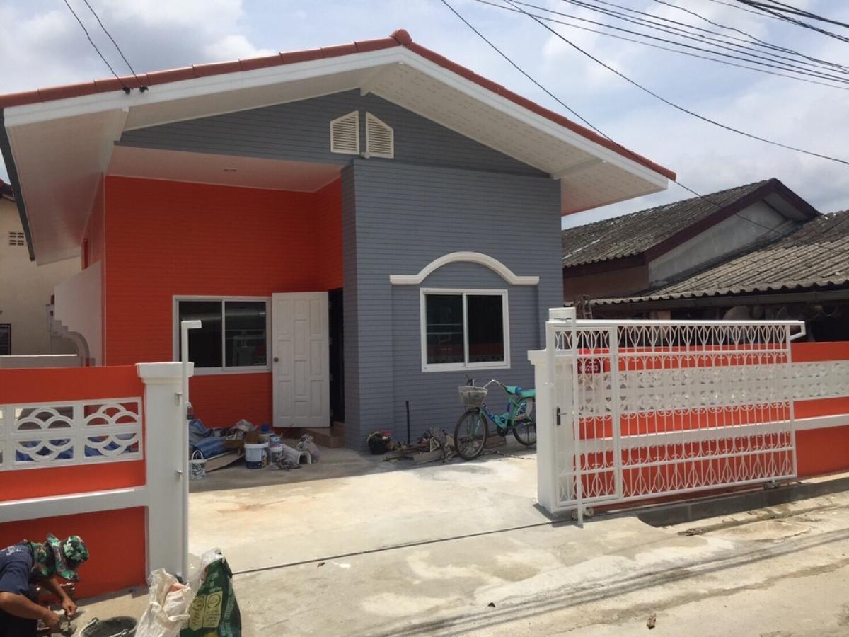 For RentTownhouseMin Buri, Romklao : Single-storey house for rent, Soi Mistine