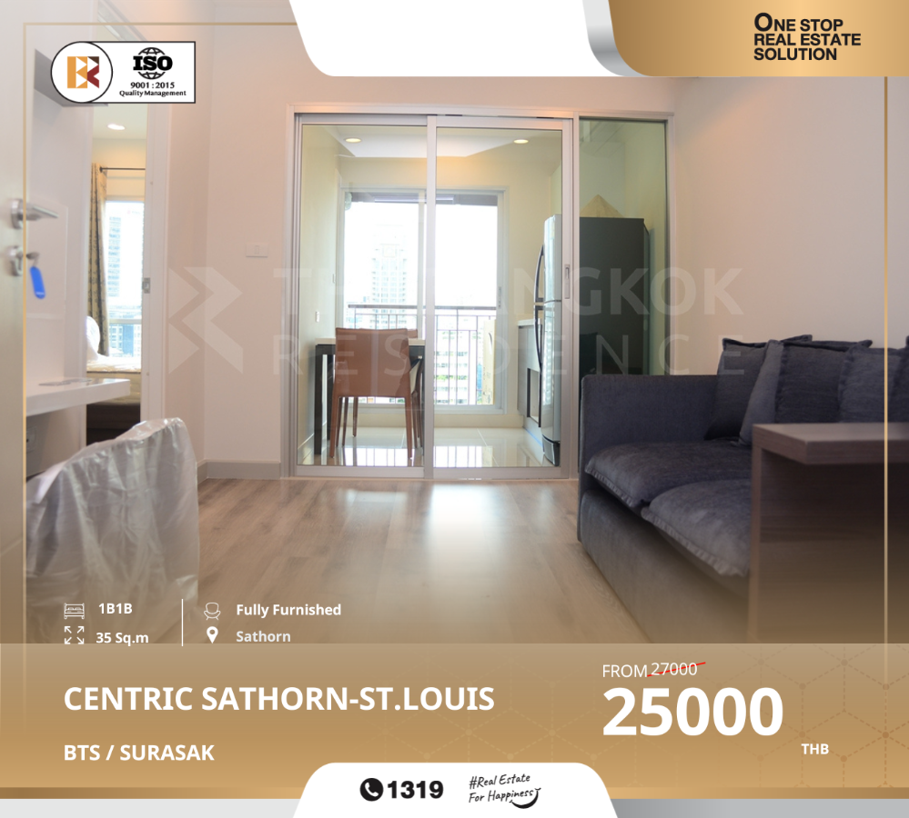 For RentCondoSathorn, Narathiwat : Convenient location: centric sathorn-st.louis, near bts surasak