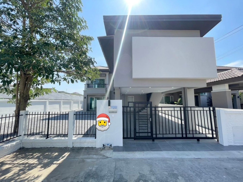 For SaleHousePathum Thani,Rangsit, Thammasat : 🏠 For sale: 2-storey detached house, Phasorn Village 4, inner corner house, newly decorated, ready to move in!! Super value for money ✨ Price: 5,490,000 baht (free transfer)