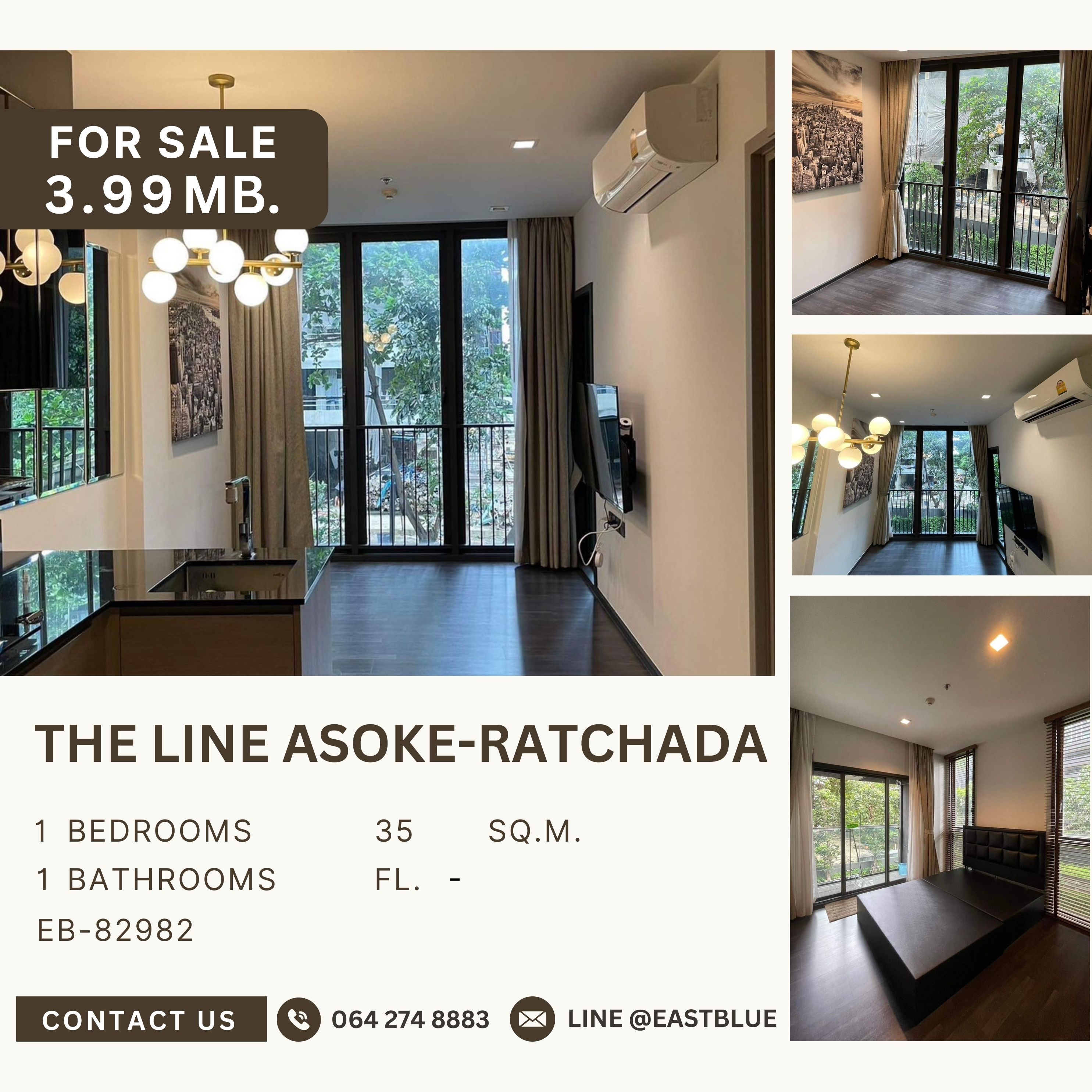 ขายคอนโดพระราม 9 เพชรบุรีตัดใหม่ RCA : The Line Asoke-Ratchada ราคาดีที่สุดในตลาด ราคาดีมาก! ห้องวิวสวน เหมือนอยู่บ้าน ราคานี้ถึง 2567 เท่านั้น