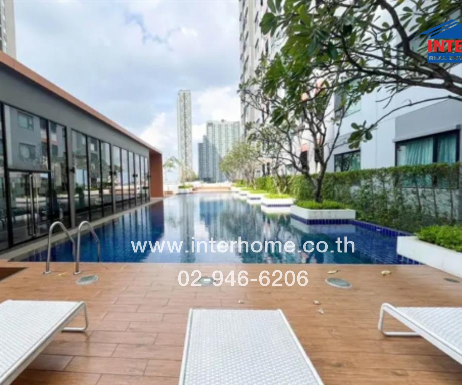 For SaleCondoThaphra, Talat Phlu, Wutthakat : Condominium 22.77 sq.m. Aspire Sathorn-Taksin (Copper Zone), Kanlapaphruek Road, Ratchaphruek Road, Chom Thong District, Bangkok