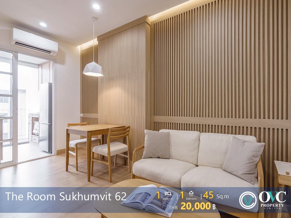 ให้เช่าคอนโดอ่อนนุช อุดมสุข : Ready for rent @The Room Sukhumvit 62