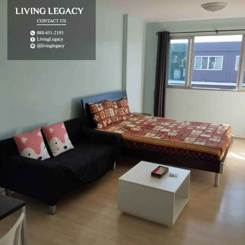 For RentCondoLadkrabang, Suwannaphum Airport : SOP4QE Condo for rent Dcondo Onnut-Suvarnabhumi 30 sq m. 8th floor, Building B line id : @livinglegacy