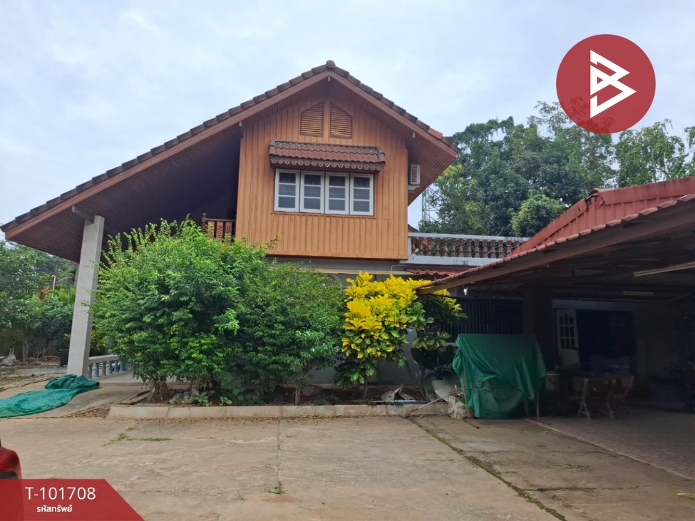 For SaleHouseChiang Rai : For sale: wooden house, area 2 ngan 16 sq m, Rop Wiang, Chiang Rai